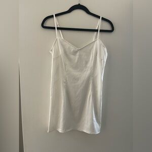 Show Me Your Mumu Slip Dress size Small Ivory White Iconic